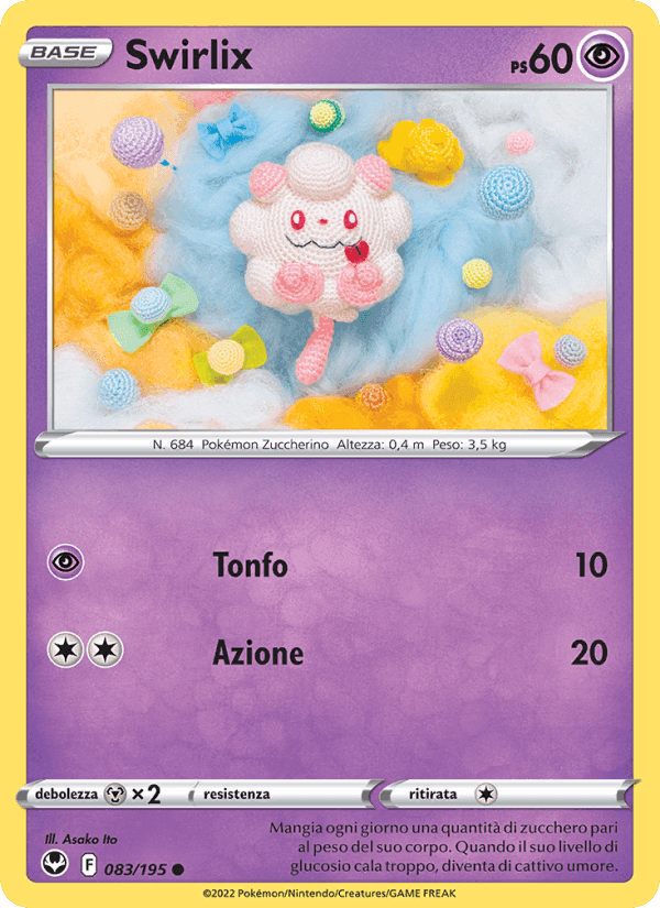 Swirlix, carta 083 di Tempesta Argentata