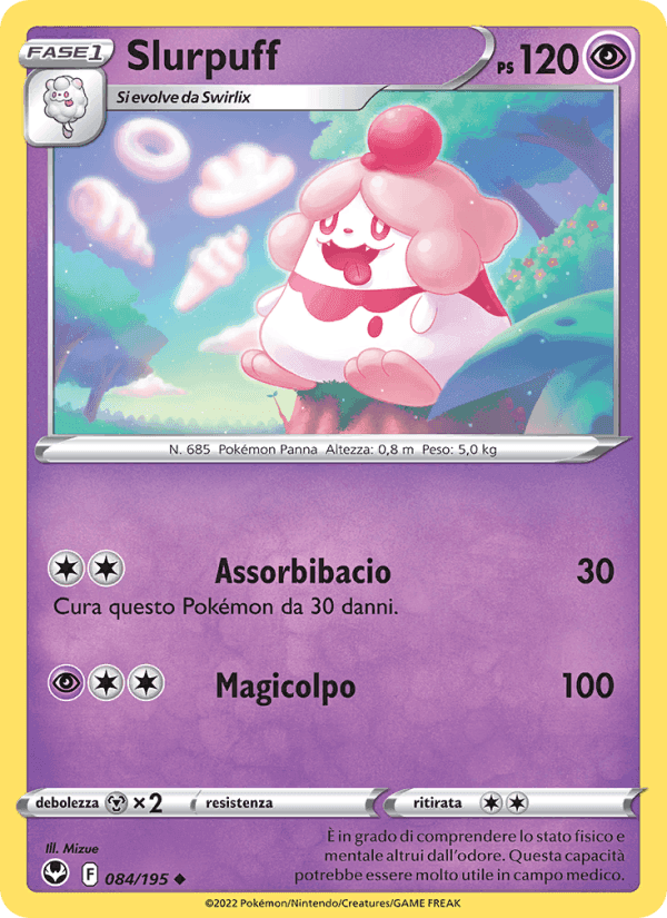 Slurpuff, carta 084 di Tempesta Argentata