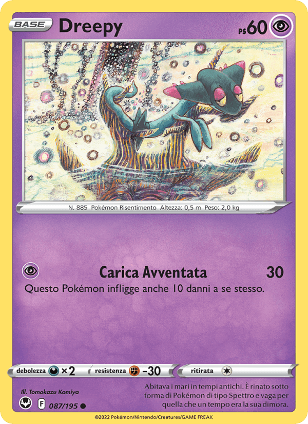 Dreepy, card 087 from Tempesta Argentata