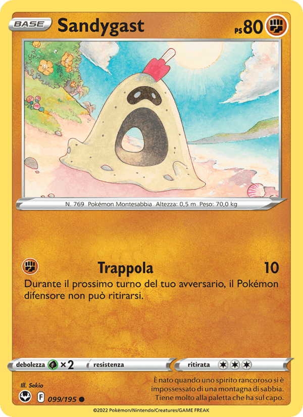 Sandygast, carta 099 di Tempesta Argentata