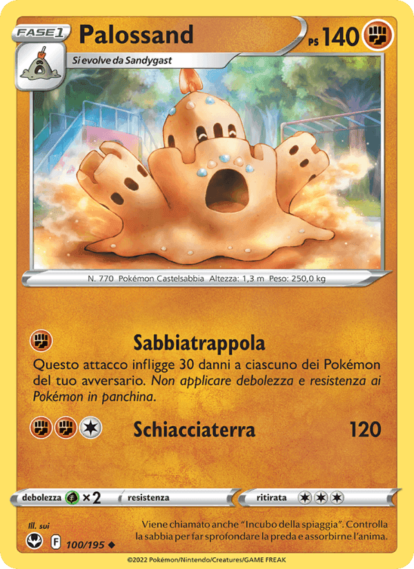 Palossand, carta 100 di Tempesta Argentata