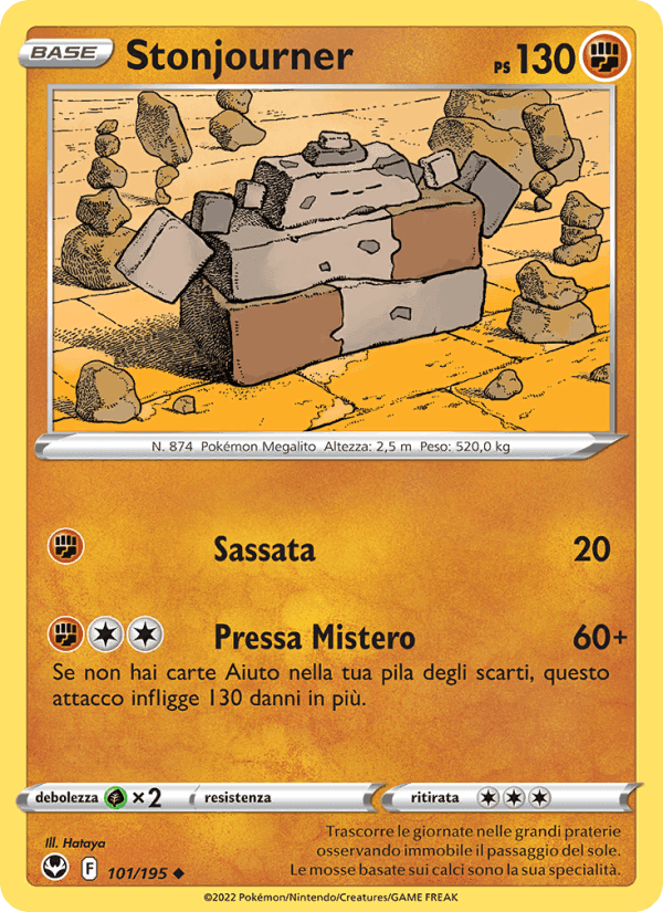 Stonjourner, carta 101 de Tempesta Argentata
