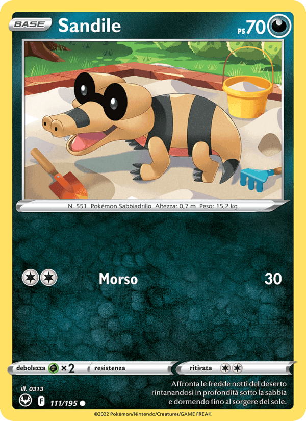 Sandile, carta 111 di Tempesta Argentata