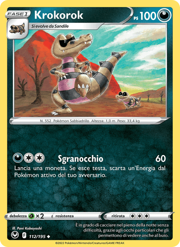 Krokorok, card 112 from Tempesta Argentata