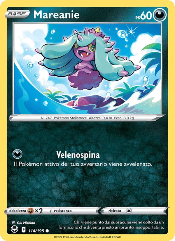 Mareanie, card 114 from Tempesta Argentata