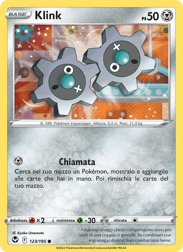 Klink, card 123 from Tempesta Argentata