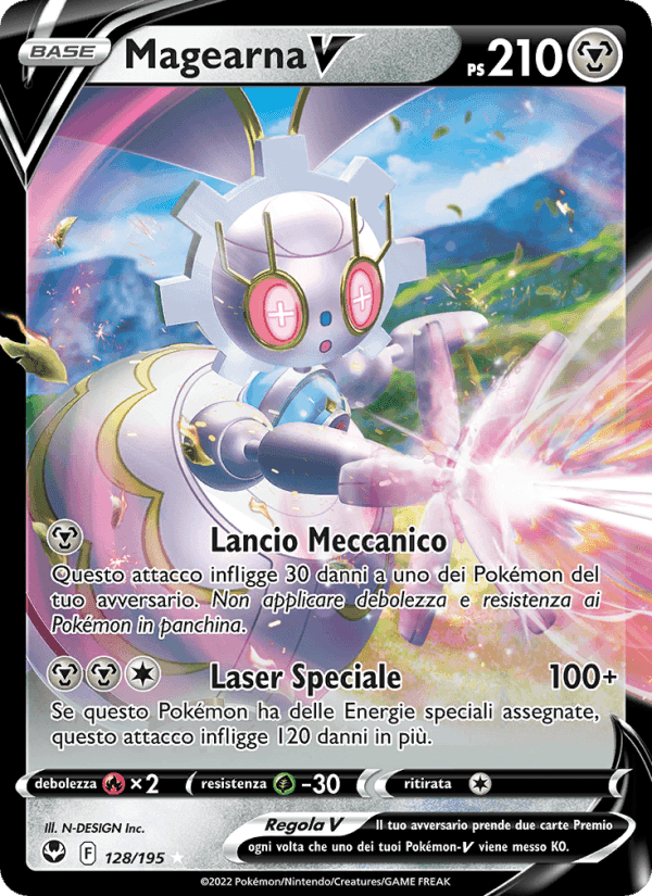 Magearna V, carta 128 di Tempesta Argentata