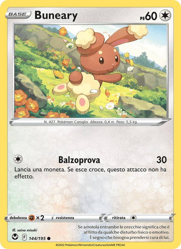 Buneary, card 144 from Tempesta Argentata