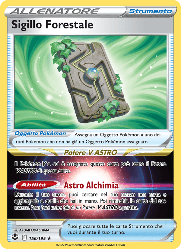 Sigillo Forestale, card 156 from Tempesta Argentata