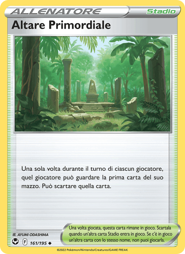 Altare Primordiale, card 161 from Tempesta Argentata