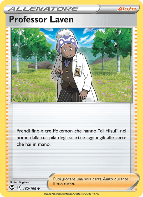 Professor Laven, card 162 from Tempesta Argentata