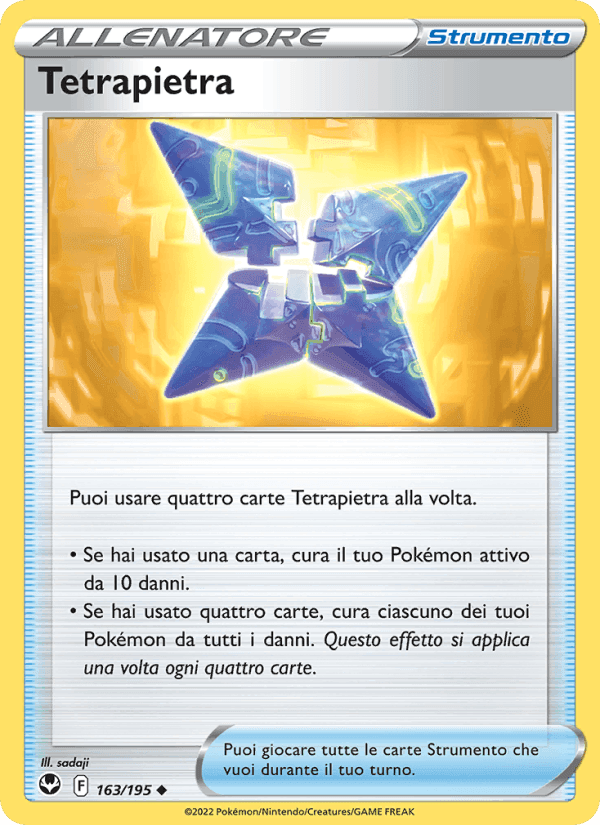 Tetrapietra, carta 163 di Tempesta Argentata