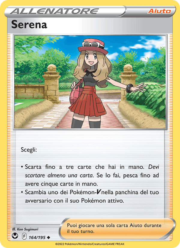 Serena, card 164 from Tempesta Argentata
