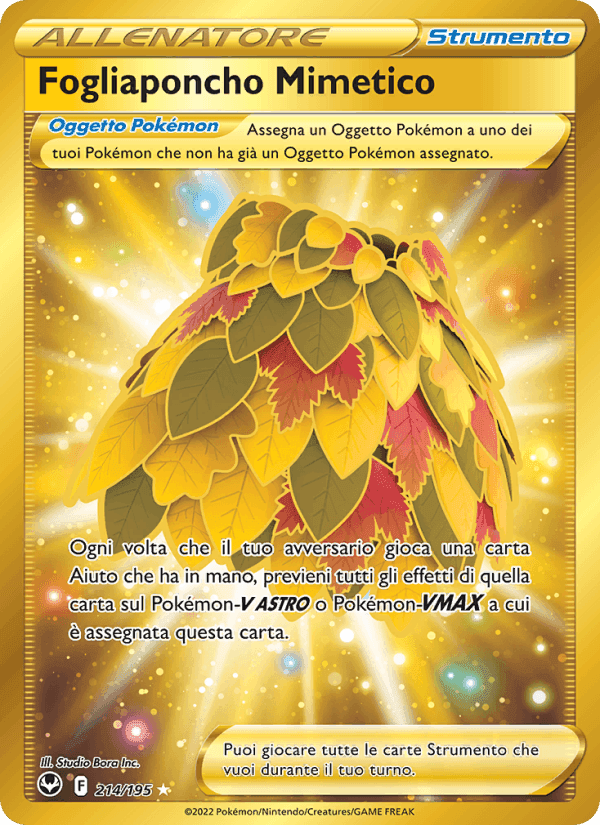 Fogliaponcho Mimetico, card 214 from Tempesta Argentata