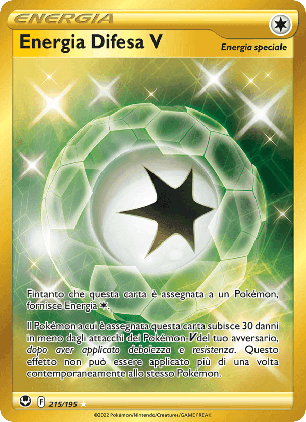 Energia Difesa V, card 215 from Tempesta Argentata