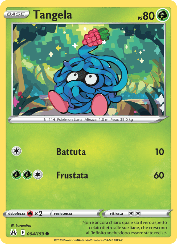 Tangela, carta 004 di Zenit Regale