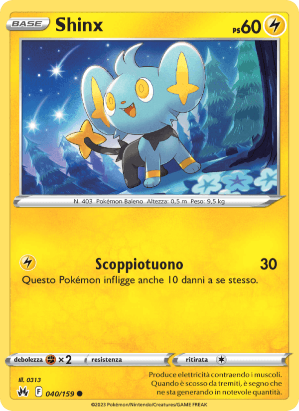 Shinx, card 040 from Zenit Regale