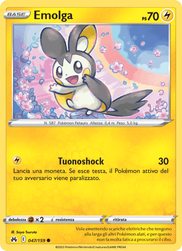 Emolga, carta 047 di Zenit Regale