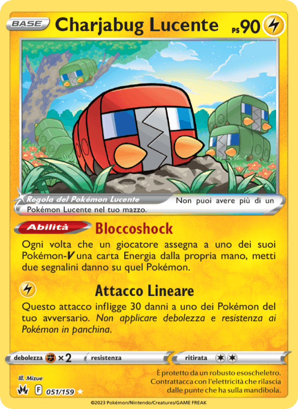 Charjabug Lucente, carta 051 di Zenit Regale