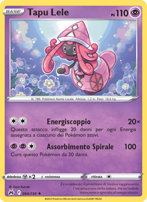 Tapu Lele, card 064 from Zenit Regale