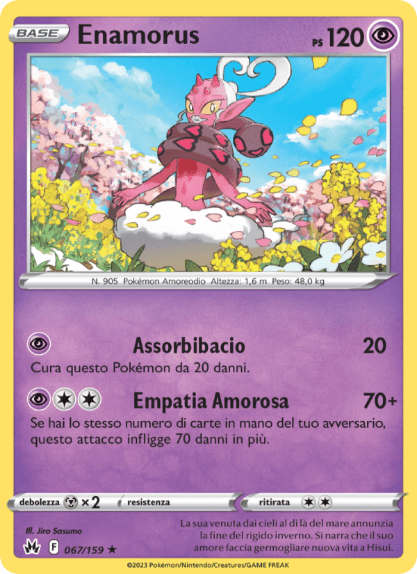 Enamorus, carta 067 di Zenit Regale