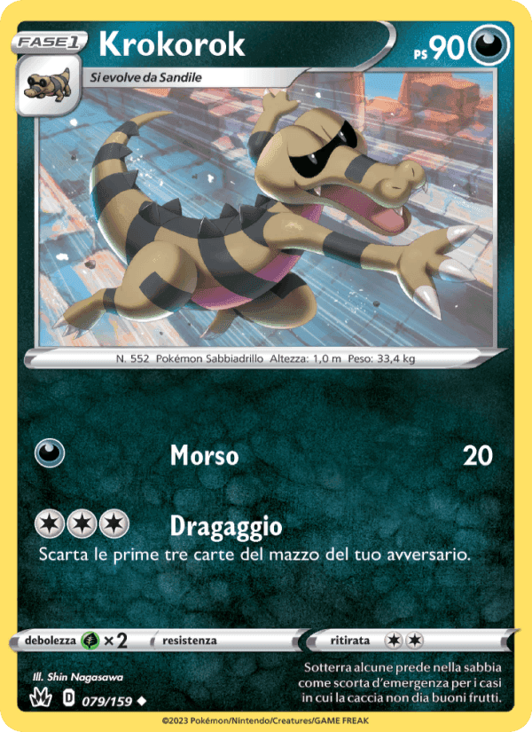 Krokorok, card 079 from Zenit Regale