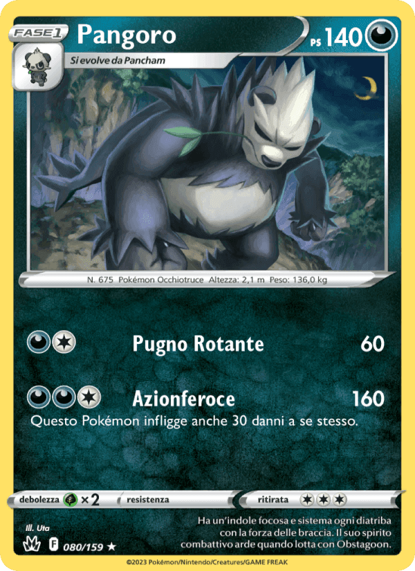 Pangoro, carta 080 di Zenit Regale