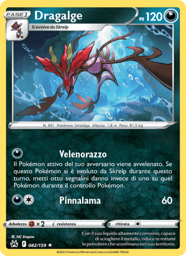 Dragalge, carta 082 di Zenit Regale