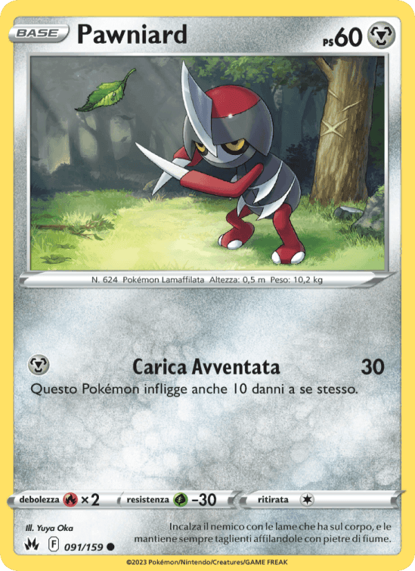 Pawniard, carta 091 di Zenit Regale