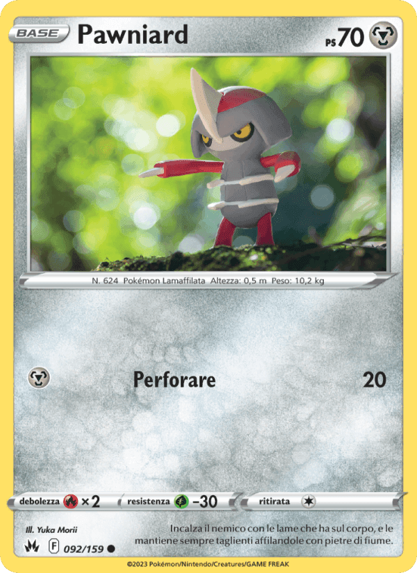 Pawniard, carta 092 di Zenit Regale