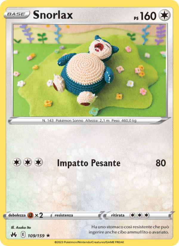 Snorlax, card 109 from Zenit Regale