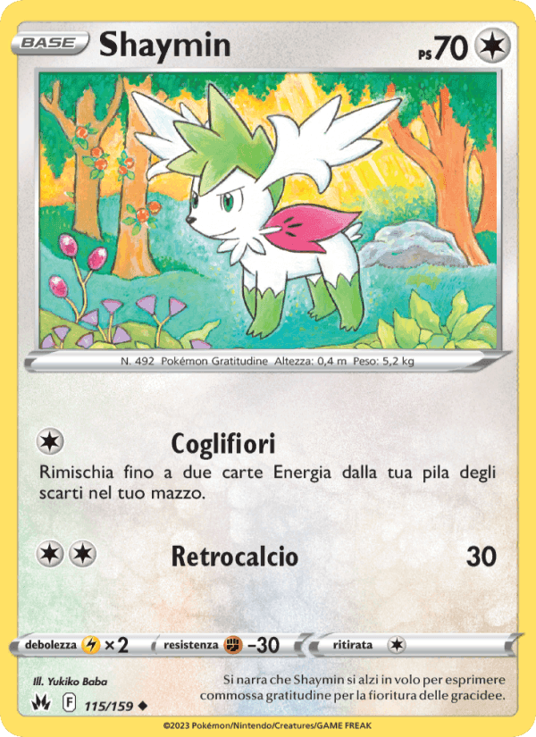 Shaymin, carta 115 di Zenit Regale