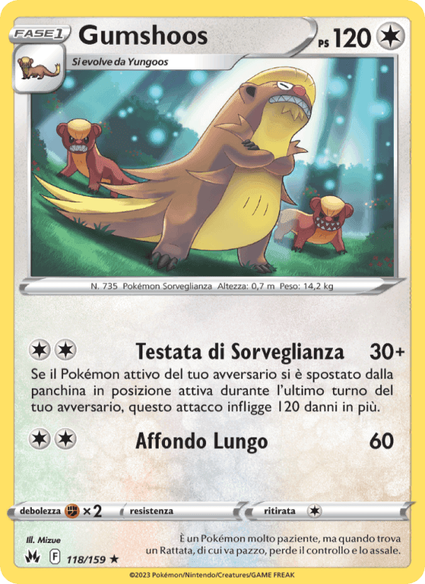 Gumshoos, carta 118 di Zenit Regale