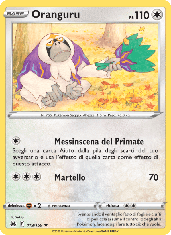 Oranguru, card 119 from Zenit Regale