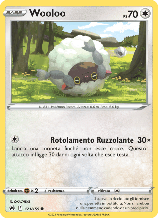 Wooloo, carta 121 di Zenit Regale