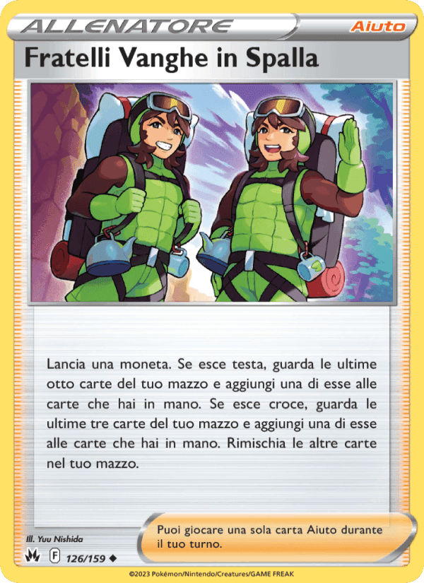 Fratelli Vanghe in Spalla, carta 126 di Zenit Regale