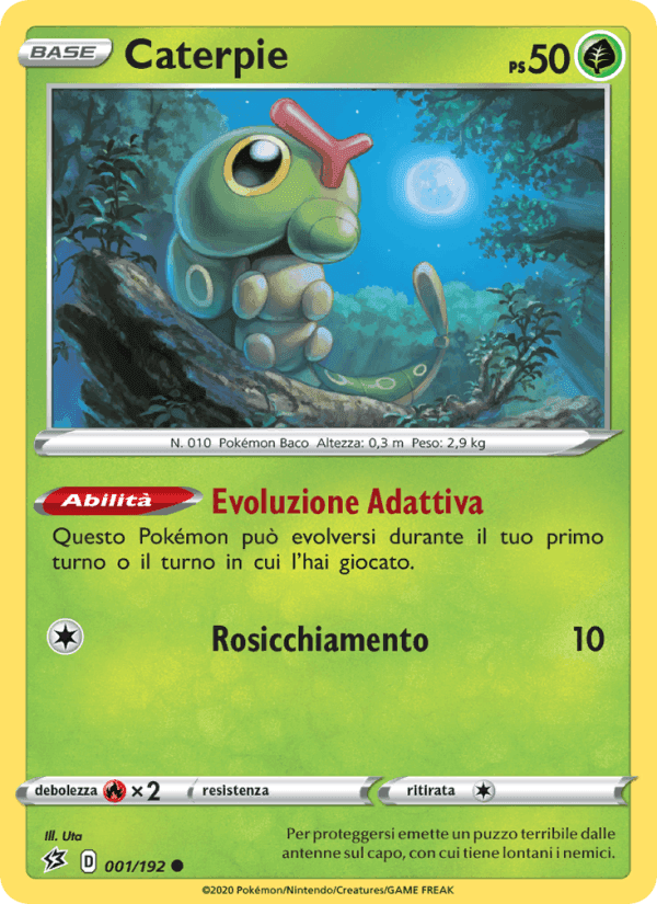 Caterpie, carta 1 di Fragore Ribelle