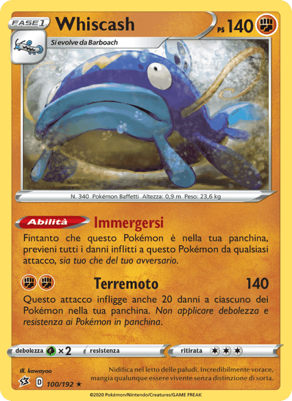 Whiscash, carta 100 di Fragore Ribelle