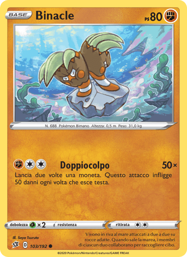 Binacle, carta 103 di Fragore Ribelle