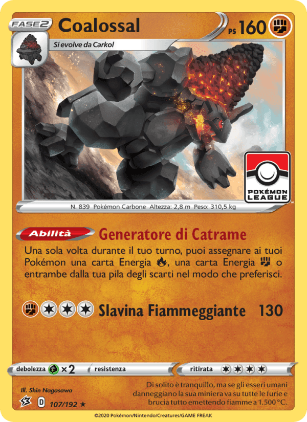Coalossal, carta 107 di Fragore Ribelle