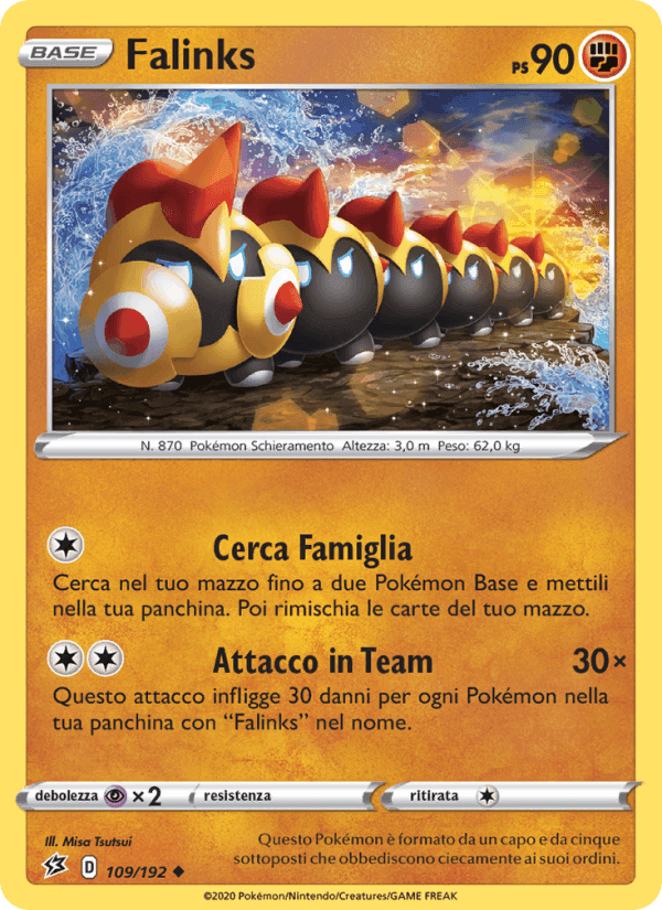 Falinks, carta 109 di Fragore Ribelle
