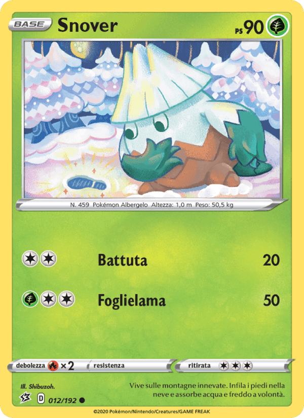 Snover, carta 12 di Fragore Ribelle