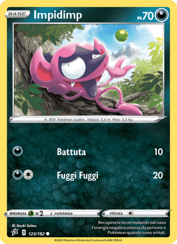 Impidimp, card 123 from Fragore Ribelle