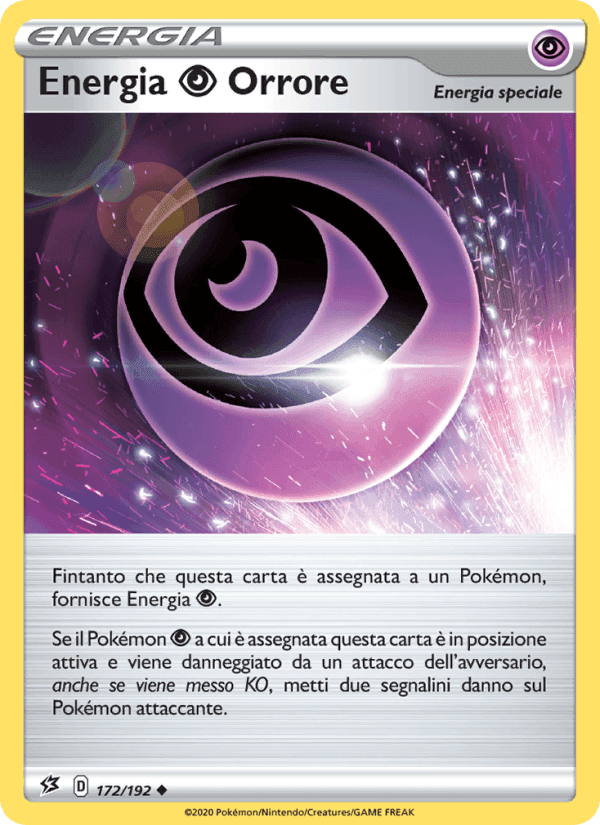Energia Psychic Orrore, carta 172 de Fragore Ribelle