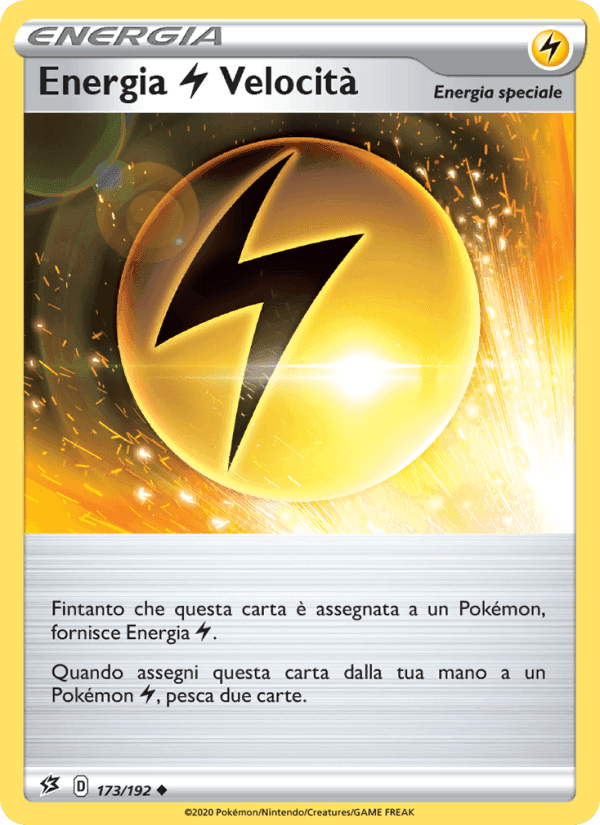 Energia Lightning Velocità, carta 173 di Fragore Ribelle