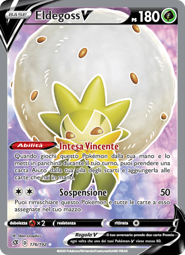 Eldegoss V, carta 176 di Fragore Ribelle