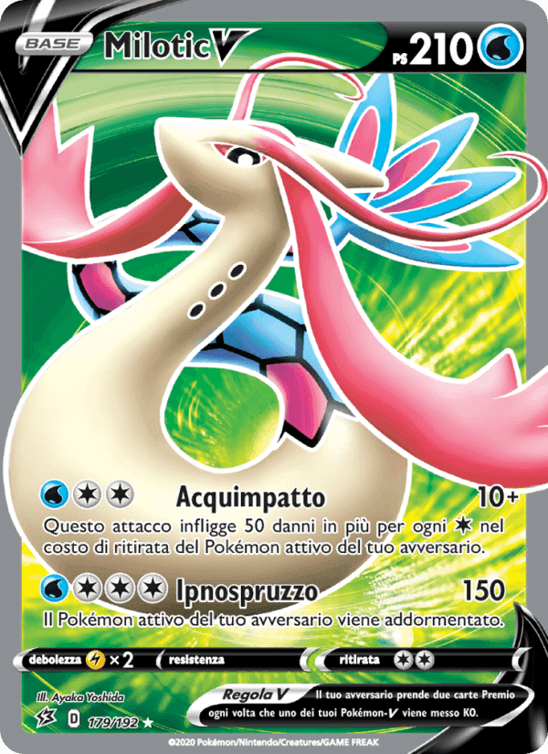 Milotic V, carta 179 di Fragore Ribelle