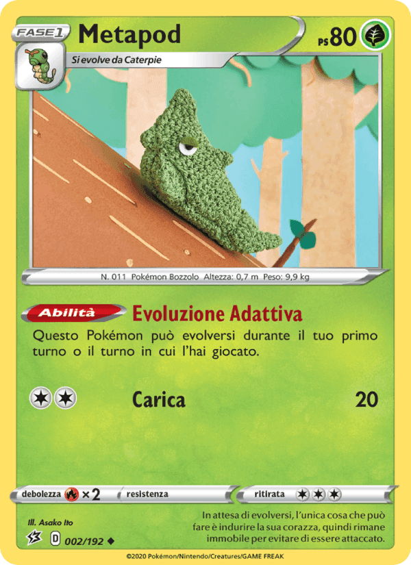 Metapod, carta 2 de Fragore Ribelle