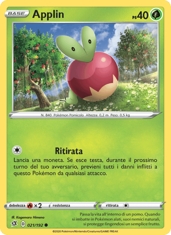 Applin, carta 21 de Fragore Ribelle