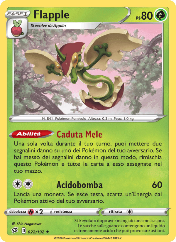 Flapple, carta 22 de Fragore Ribelle